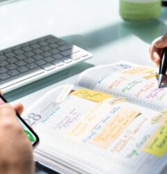 Freelancer sending calendar invites to clients for streamlined scheduling