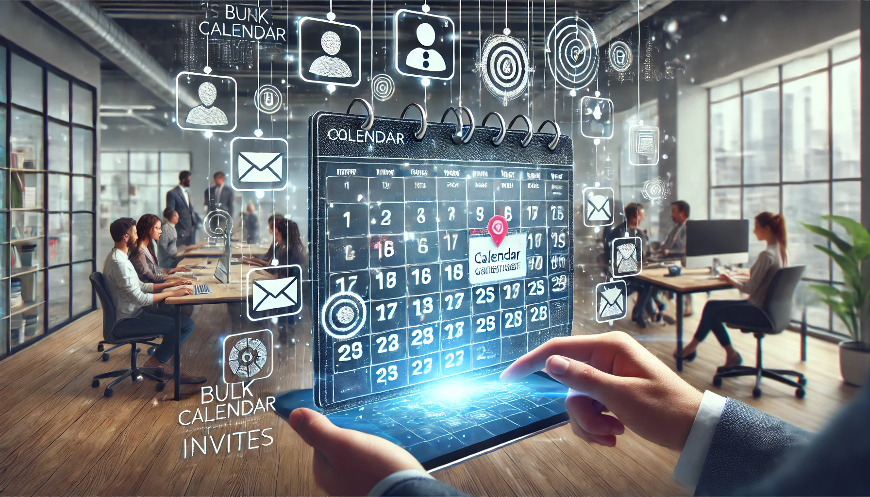 Sending bulk calendar invites to people for events and meetings