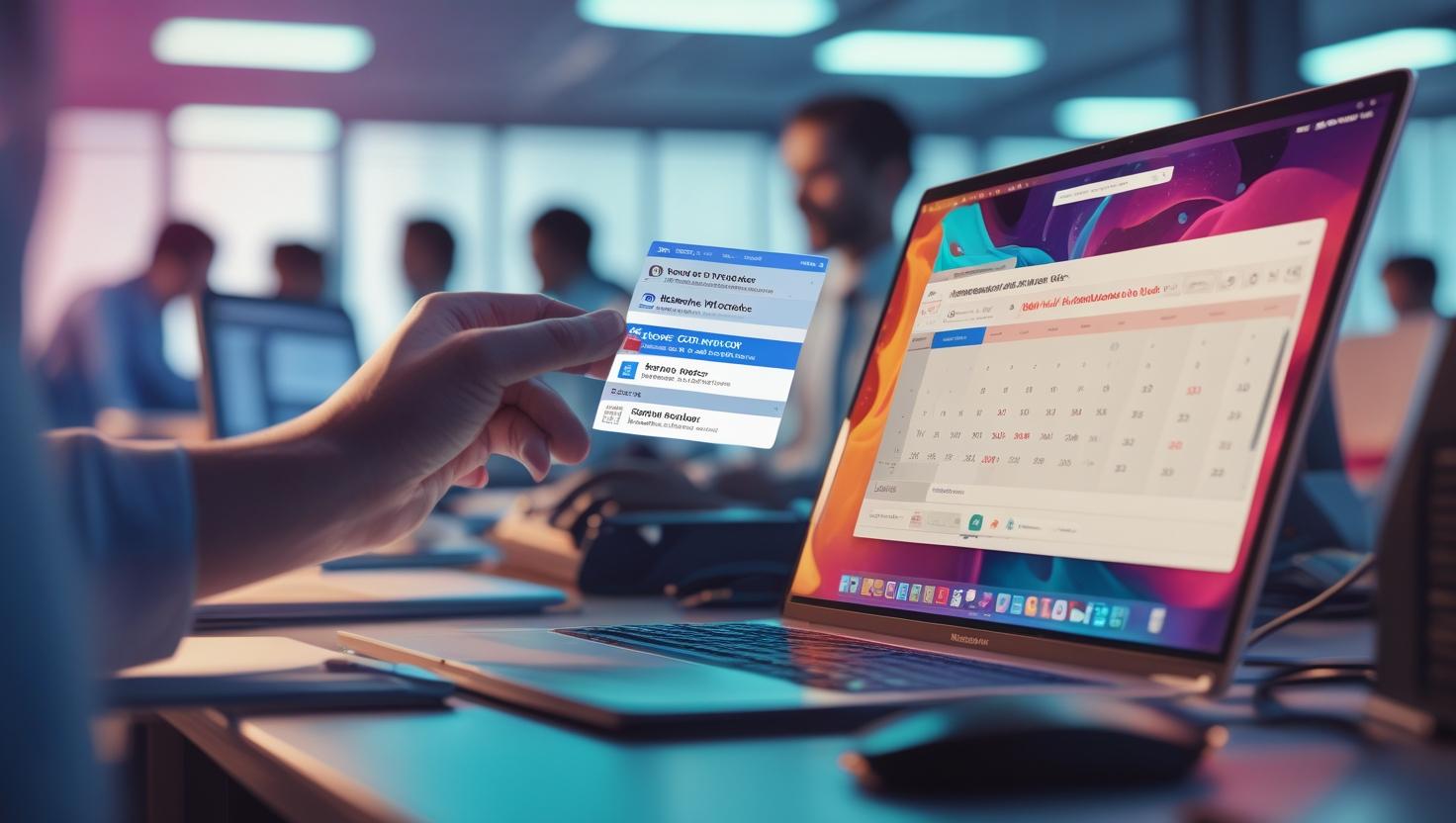 Bulk calendar invite process showing CSV to calendar conversion for sending 1,000+ event invites automatically