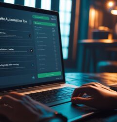 Dashboard of a bulk calendar invite automation tool showing scheduled events and calendar integration.