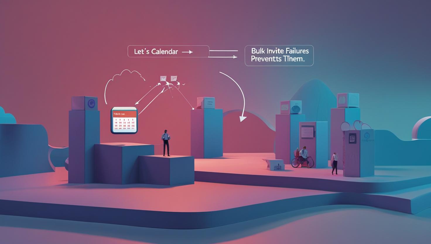 Let’s Calendar preventing bulk invite failures with automated scheduling and error handling