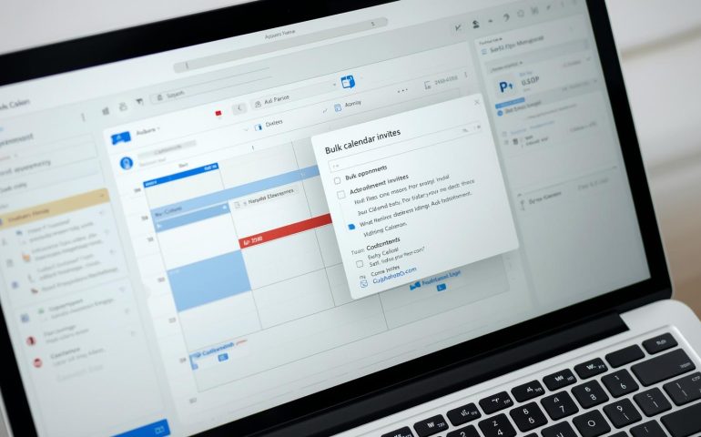 Send bulk calendar invites in Outlook using Let’s Calendar