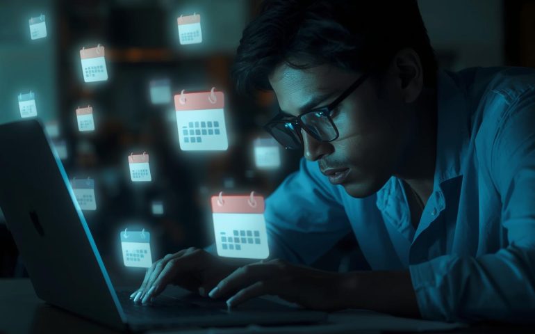 Professional Zoom webinar calendar invite created with Let’s Calendar software